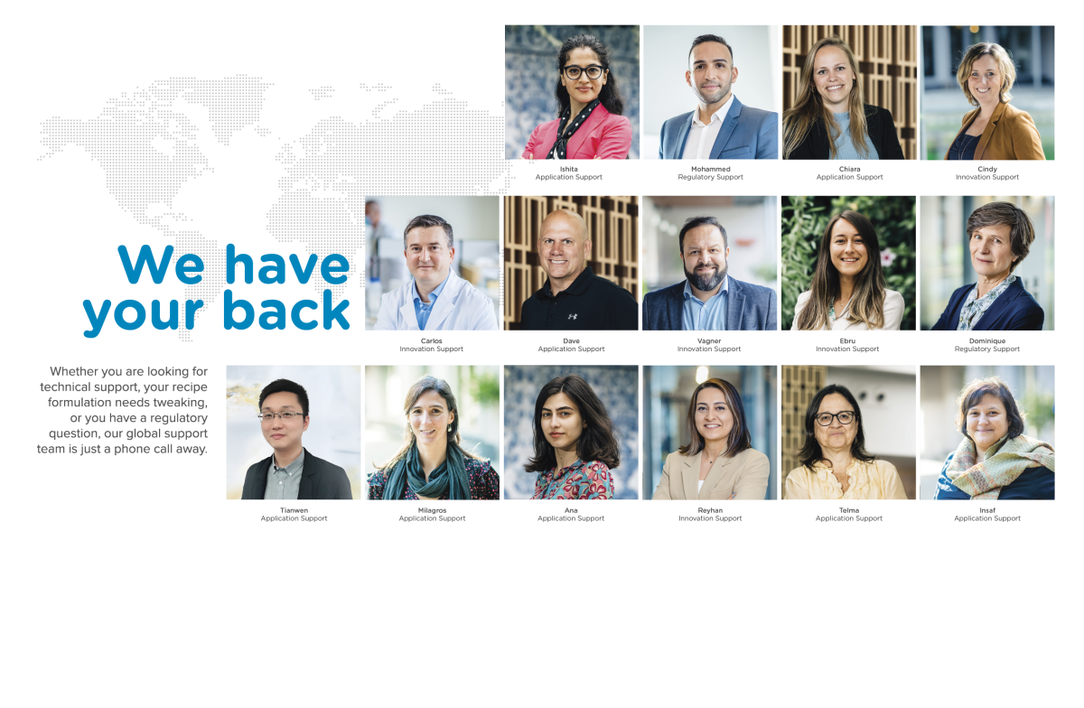 We have your back - our global support team